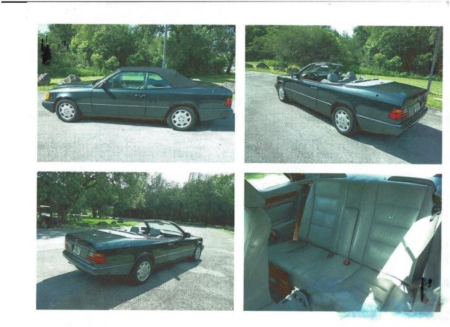 1993 Black Mercedes-Benz 300-Series Convertible