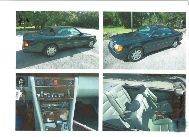 1993 Black Mercedes-Benz 300-Series Convertible