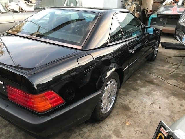 1993 Black Mercedes-Benz SL-Class Convertible