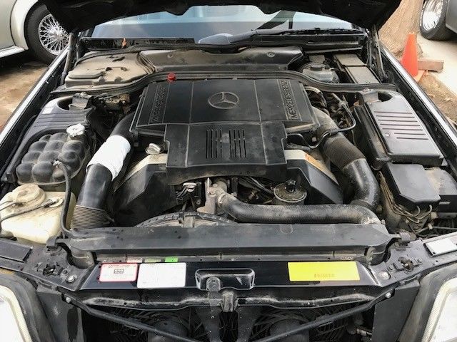 1993 Black Mercedes-Benz SL-Class Convertible