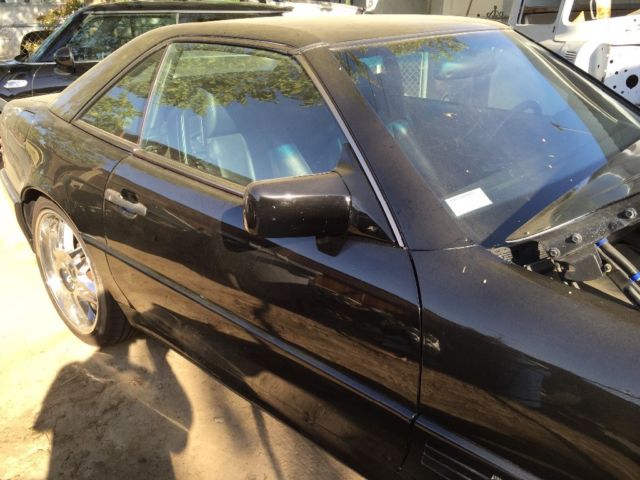 1993 Black Mercedes-Benz SL-Class Convertible