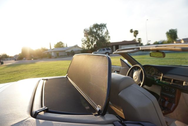 1993 White Mercedes-Benz SL-Class Convertible