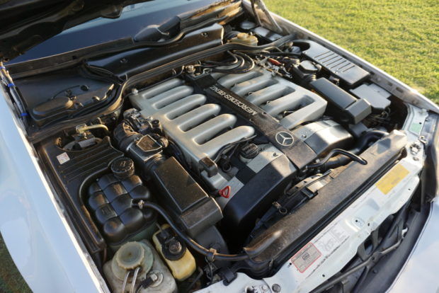 1993 White Mercedes-Benz SL-Class Convertible