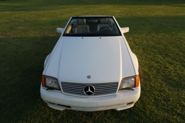 1993 White Mercedes-Benz SL-Class Convertible