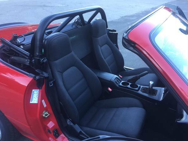 1993 Red Mazda MX-5 Miata Convertible