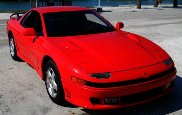 1993 Red Mitsubishi 3000GT Coupe