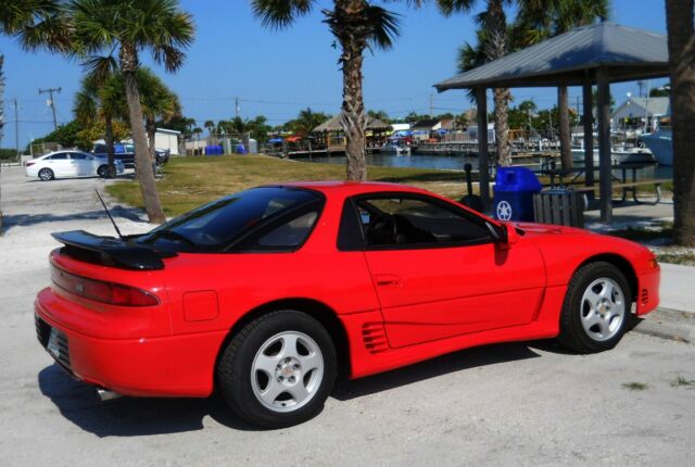 1993 Red Mitsubishi 3000GT Coupe