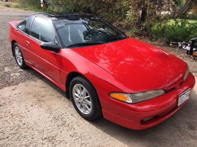 1993 Red Mitsubishi Eclipse Coupe