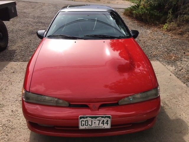 1993 Red Mitsubishi Eclipse Coupe