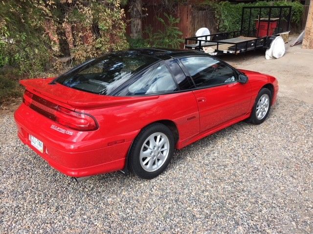 1993 Red Mitsubishi Eclipse Coupe