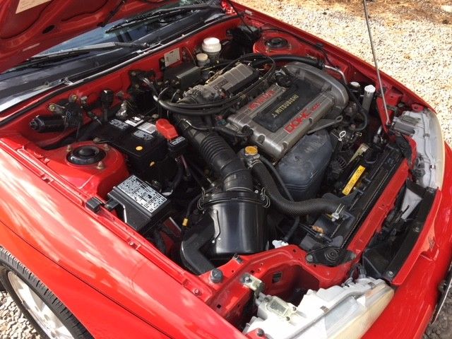 1993 Red Mitsubishi Eclipse Coupe