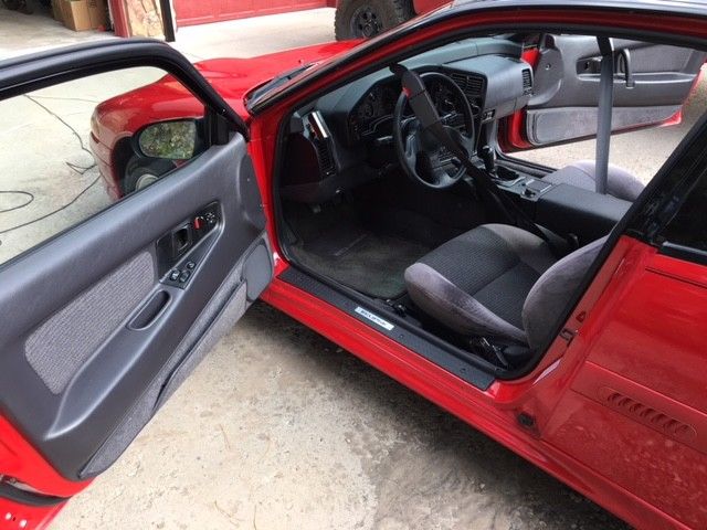 1993 Red Mitsubishi Eclipse Coupe