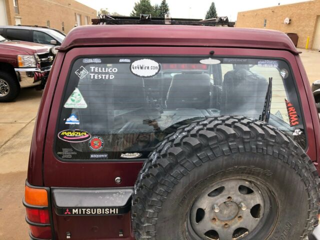 1993 Red Mitsubishi Montero