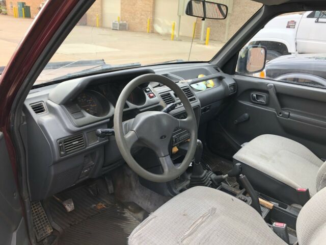 1993 Red Mitsubishi Montero