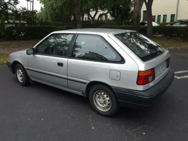 1993 Silver Mitsubishi Precis Coupe