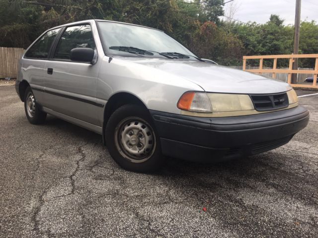 1993 Silver Mitsubishi Precis Hatchback