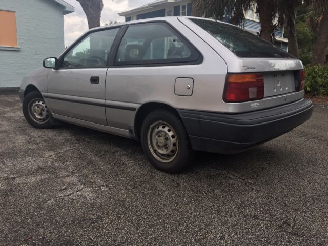 1993 Silver Mitsubishi Precis Hatchback