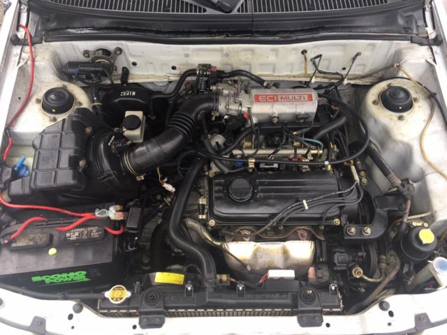 1993 Silver Mitsubishi Precis Hatchback