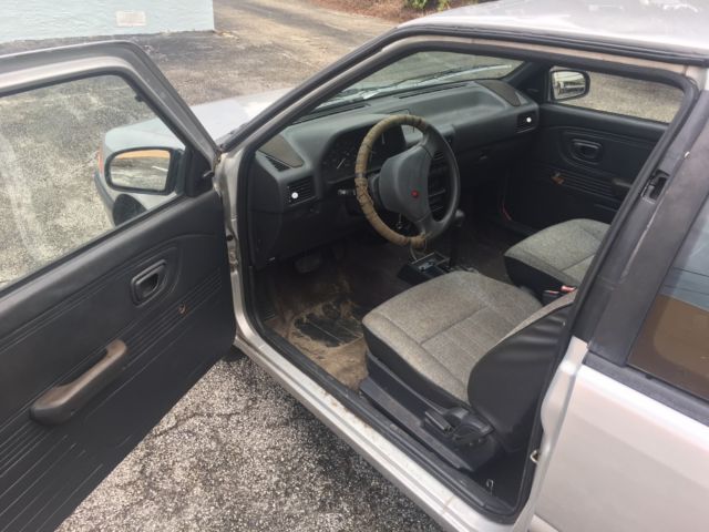 1993 Silver Mitsubishi Precis Hatchback