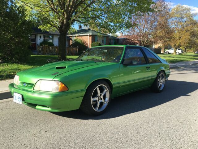 1993 Green Ford Mustang