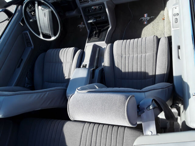 1993 Silver Ford Mustang Convertible