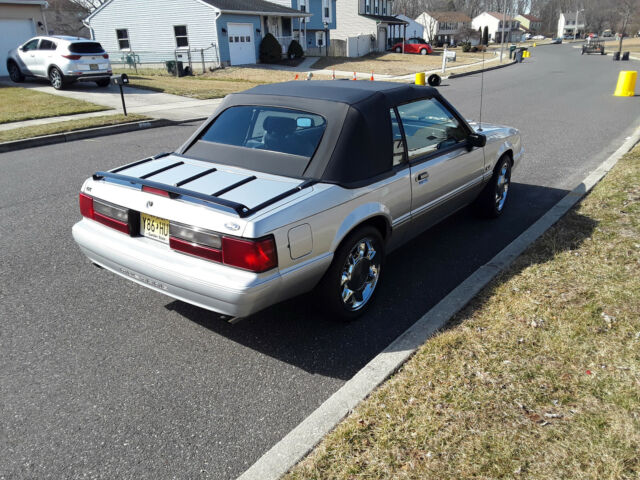 1993 Silver Ford Mustang Convertible