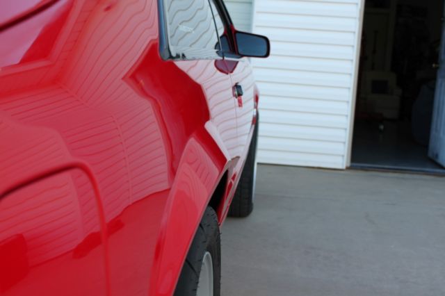 1993 VERMILLION RED Ford Mustang Hatchback