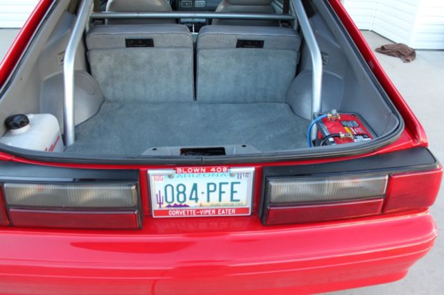 1993 VERMILLION RED Ford Mustang Hatchback