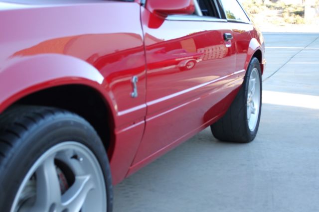 1993 VERMILLION RED Ford Mustang Hatchback