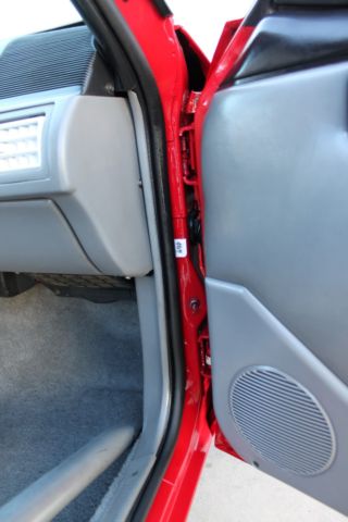 1993 VERMILLION RED Ford Mustang Hatchback