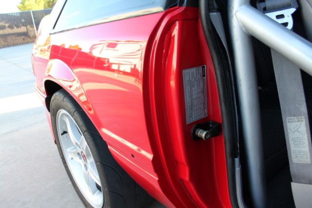 1993 VERMILLION RED Ford Mustang Hatchback
