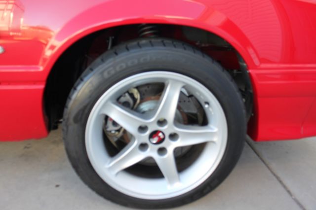 1993 VERMILLION RED Ford Mustang Hatchback