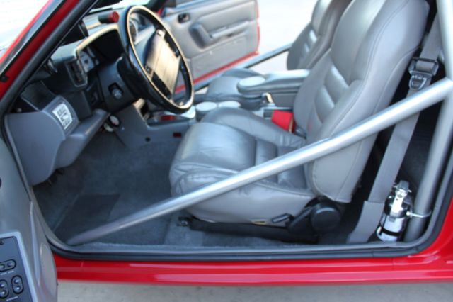 1993 VERMILLION RED Ford Mustang Hatchback