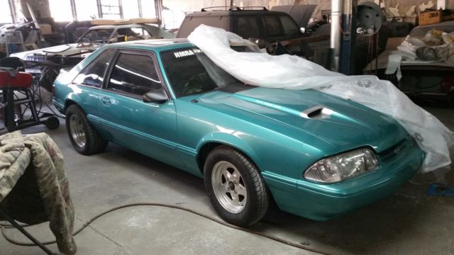 1993 Calypso Coral Ford Mustang Hatchback