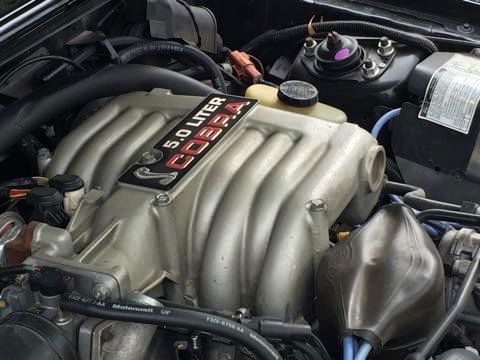 1993 Black Ford Mustang