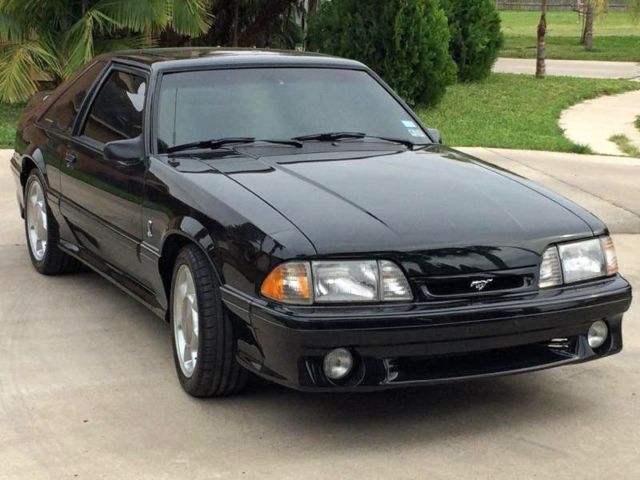 1993 Black Ford Mustang