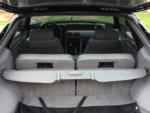 1993 Black Ford Mustang