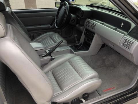 1993 Black Ford Mustang
