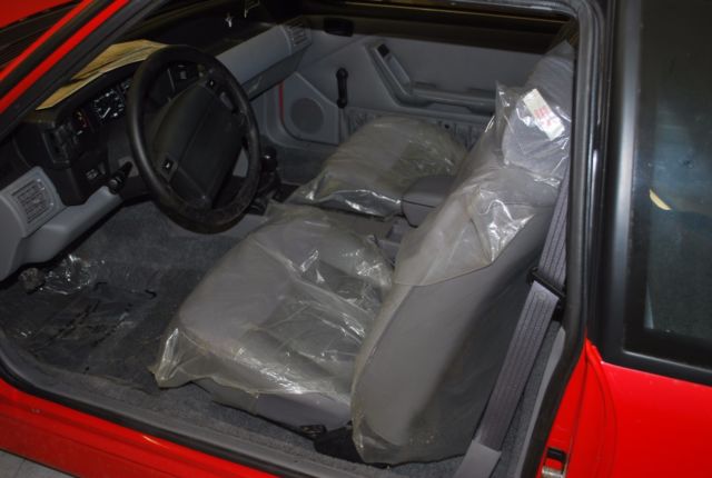 1993 Red Ford Mustang Coupe