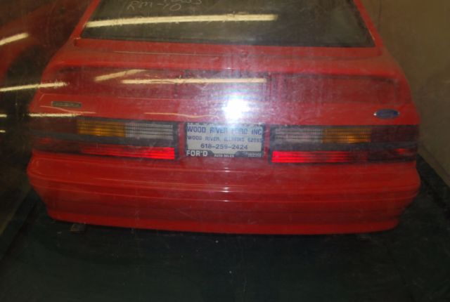 1993 Red Ford Mustang Coupe
