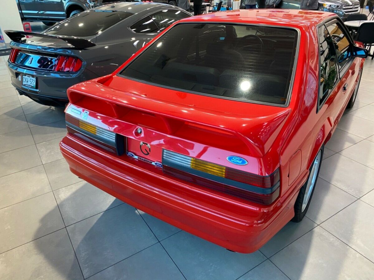 1993 Red Ford Mustang