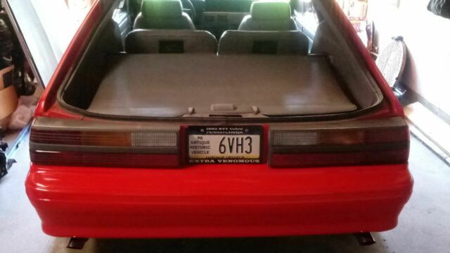 1993 Red Ford Mustang Coupe
