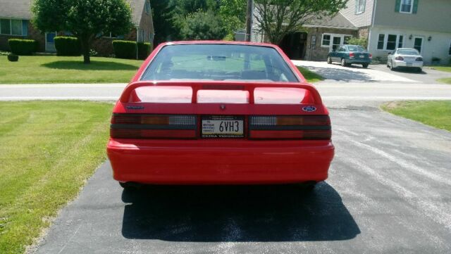 1993 Red Ford Mustang Coupe