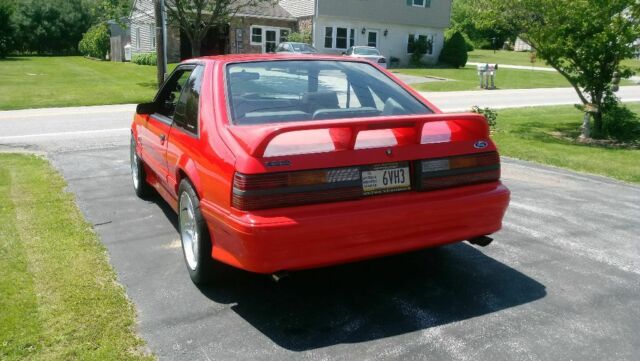 1993 Red Ford Mustang Coupe