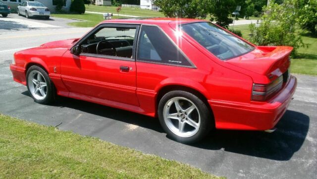 1993 Red Ford Mustang Coupe