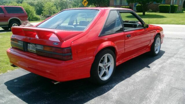 1993 Red Ford Mustang Coupe