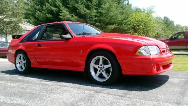 1993 Red Ford Mustang Coupe