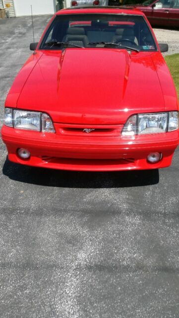 1993 Red Ford Mustang Coupe
