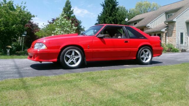 1993 Red Ford Mustang Coupe