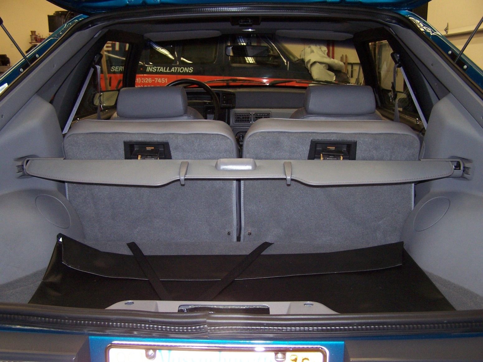 1993 Teal Ford Mustang Hatchback